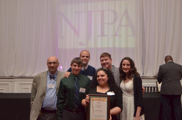 Staffers of the Verona-Cedar Grove Times pose with their 